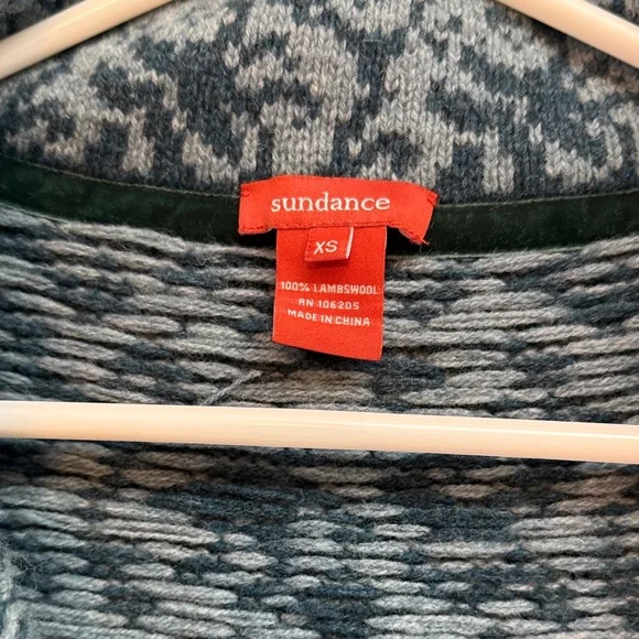 Sundance Gray and Black Knit Cardigan - Picture 2 of 3